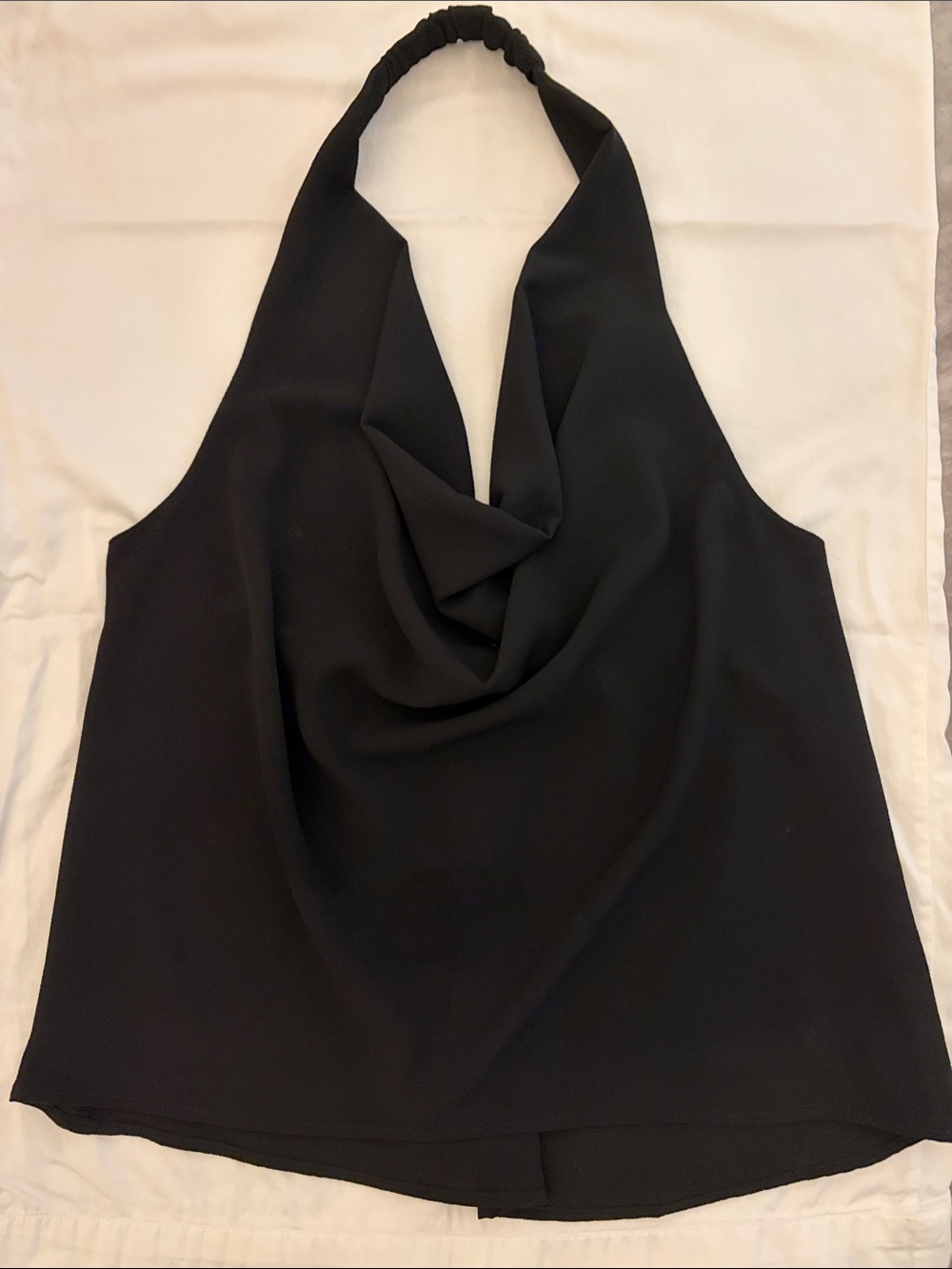 Vici Black Halter Cowl Neck Camisole